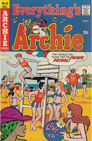Everything's Archie 36 published by Archie with cover art by Dan DeCarlo