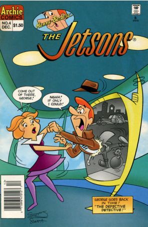Jetsons (Archie) 4 (Newsstand) published by Archie with cover art by Scott Jeralds