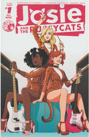 Josie And The Pussycats (3rd Series) 1A published by Archie with cover art by Audrey Mok
