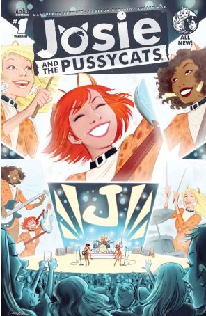 Josie And The Pussycats (3rd Series) 1C published by Archie with cover art by Colleen Coover