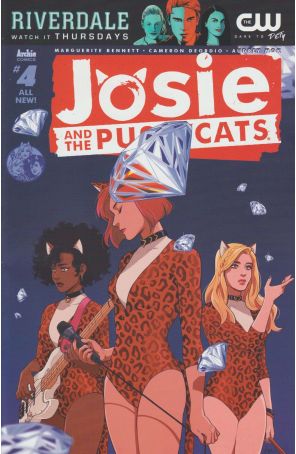 Josie And The Pussycats (3rd Series) 4A published by Archie with cover art by Audrey Mok