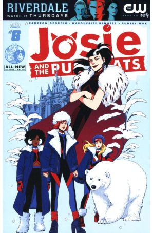 Josie And The Pussycats (3rd Series) 6A published by Archie with cover art by Audrey Mok