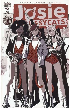 Josie And The Pussycats (3rd Series) 9A published by Archie with cover art by Audrey Mok