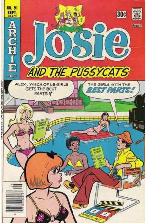 Josie And the Pussycats 91 published by Archie with cover art by Dan DeCarlo