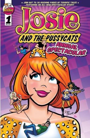 Josie Annual Spectacular 2025A published by Archie with cover art by Dan Parent and Vincent Lovallo