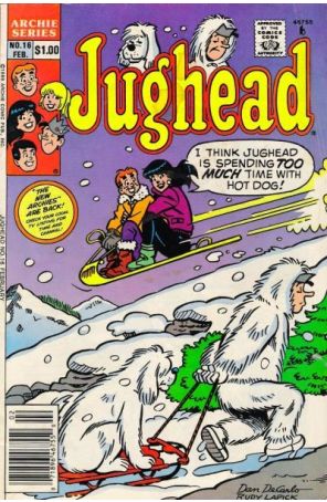 Jughead (2nd Series) 16 (Newsstand) published by Archie with cover art by Dan DeCarlo and Rudy Lapick