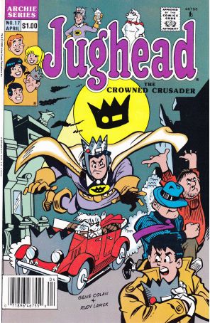 Jughead (2nd Series) 17 (Newsstand) published by Archie with cover art by Gene Colan and Rudy Lapick
