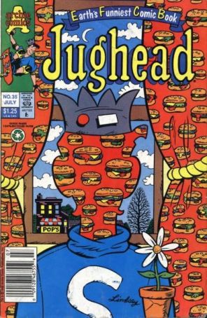 Jughead (2nd Series) 35 (Newsstand) published by Archie with cover art by Rex W. Lindsey