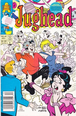 Jughead (2nd Series) 40 (Newsstand) published by Archie with cover art by Stan Goldberg