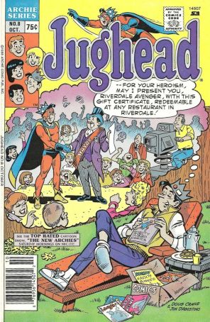 Jughead (2nd Series) 8 (Newsstand) published by Archie with cover art by Doug Crane