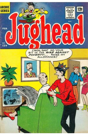 Jughead (Vol. 1) 129 published by Archie with cover art by Bob White