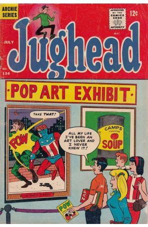 Jughead (Vol. 1) 134 published by Archie with cover art by Dan DeCarlo