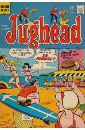 Jughead (Vol. 1) 207 published by Archie with cover art by Dan DeCarlo