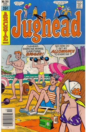 Jughead (Vol. 1) 281 published by Archie with cover art by Stan Goldberg
