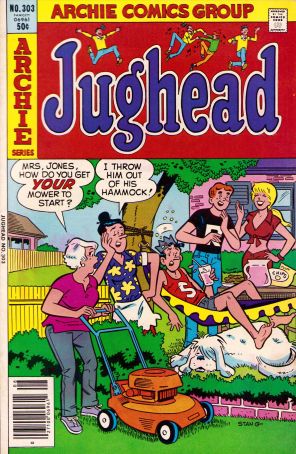 Jughead (Vol. 1) 303 published by Archie with cover art by Stan Goldberg
