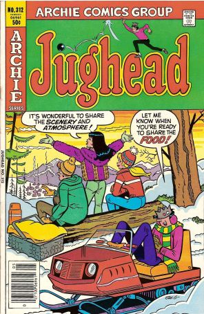 Jughead (Vol. 1) 312 published by Archie with cover art by Stan Goldberg
