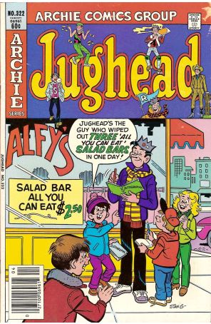 Jughead (Vol. 1) 322 published by Archie with cover art by Stan Goldberg