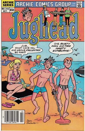 Jughead (Vol. 1) 342 published by Archie with cover art by Dan DeCarlo