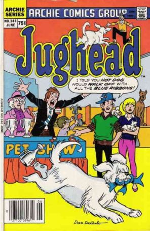 Jughead (Vol. 1) 346 published by Archie with cover art by Dan DeCarlo