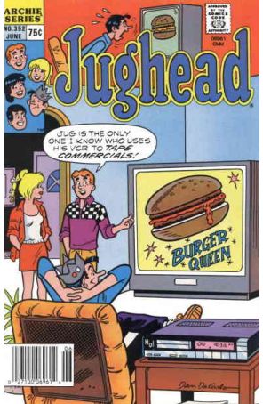 Jughead (Vol. 1) 352 published by Archie with cover art by Dan DeCarlo