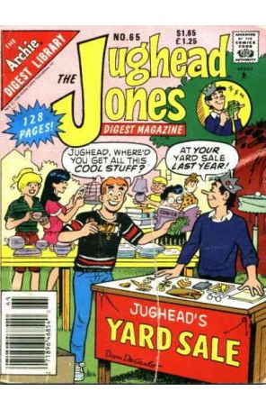 The Jughead Jones Digest Magazine 65 (Newsstand) published by Archie