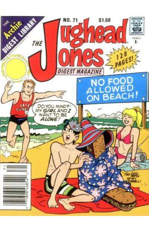 The Jughead Jones Digest Magazine 71 (Newsstand) published by Archie