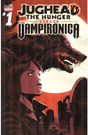 Jughead the Hunger Vs. Vampironica 1B published by Archie with cover art by Francesco Francavilla