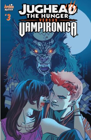 Jughead the Hunger Vs. Vampironica 3A published by Archie with cover art by Pat Kennedy