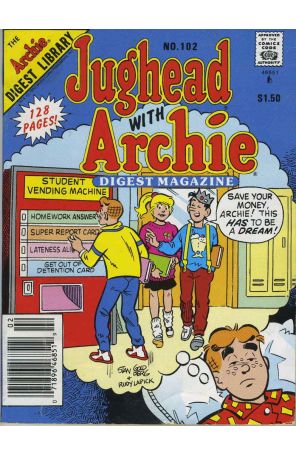 Jughead with Archie Digest Magazine 102 (Newsstand) published by Archie