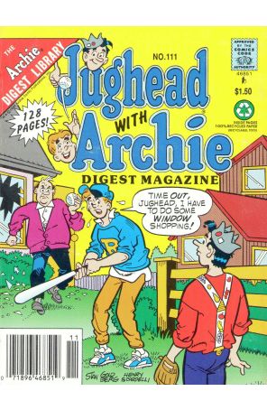 Jughead with Archie Digest Magazine 111 (Newsstand) published by Archie with cover art by Stan Goldberg