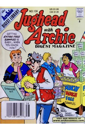 Jughead with Archie Digest Magazine 138 (Newsstand) published by Archie