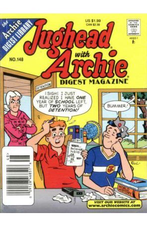 Jughead with Archie Digest Magazine 148 (Newsstand) published by Archie