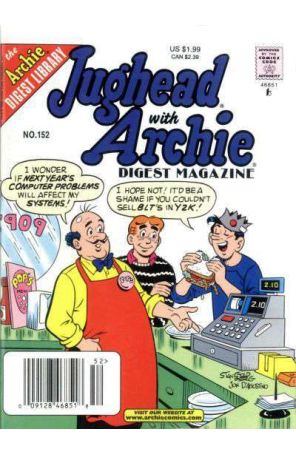 Jughead with Archie Digest Magazine 152 (Newsstand) published by Archie