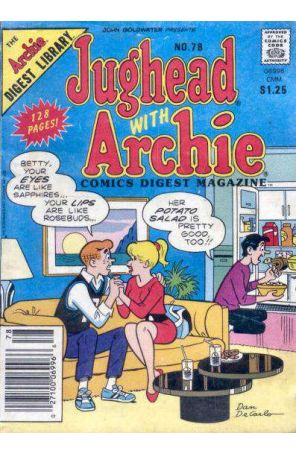 Jughead with Archie Digest Magazine 78 published by Archie with cover art by Dan DeCarlo