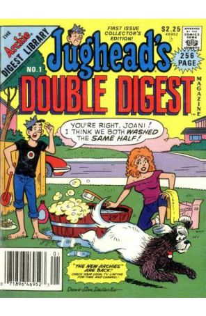 Jughead's Double Digest 1 (Newsstand) published by Archie with cover art by Dan DeCarlo