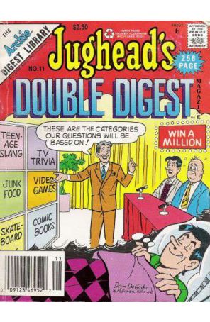Jughead's Double Digest 11 (Newsstand) published by Archie with cover art by Dan DeCarlo