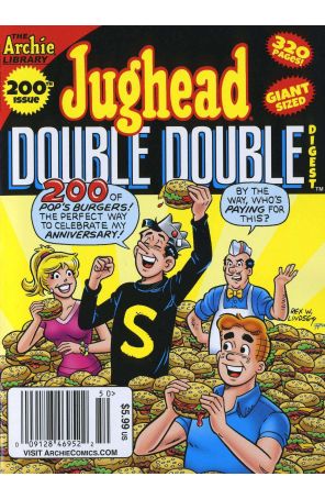 Jughead's Double Digest 200 (Newsstand) published by Archie with cover art by Rex Lindsey