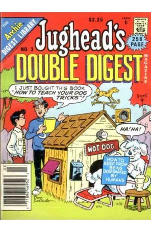 Jughead's Double Digest 3 (Newsstand) published by Archie with cover art by Dan DeCarlo