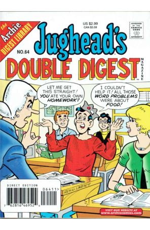 Jughead's Double Digest 64 (Newsstand) published by Archie with cover art by Rex W. Lindsey