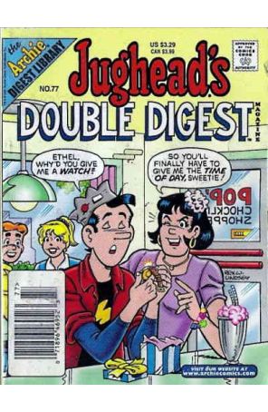 Jughead's Double Digest 77 (Newsstand) published by Archie with cover art by Rex W. Lindsey