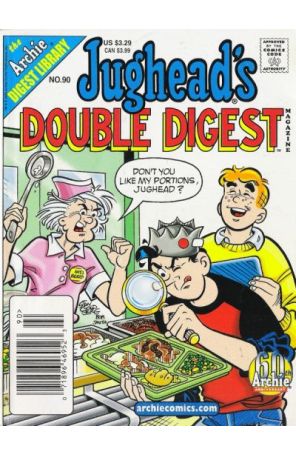 Jughead's Double Digest 90 (Newsstand) published by Archie with cover art by Stan Goldberg