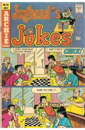 Jughead's Jokes 39 published by Archie with cover art by Dan DeCarlo