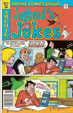 Jughead's Jokes 75 published by Archie with cover art by Stan Goldberg