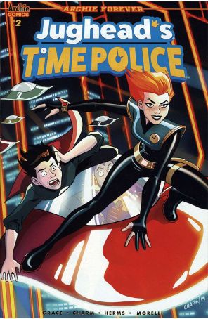 Jughead's Time Police (2nd Series) 2A published by Archie with cover art by Derek Charm