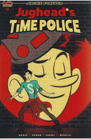 Jughead's Time Police (2nd Series) 3A published by Archie with cover art by Derek Charm