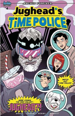 Jughead's Time Police (2nd Series) 4A published by Archie with cover art by Derek Charm
