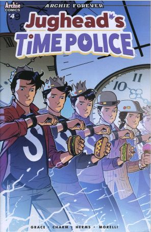 Jughead's Time Police (2nd Series) 4B published by Archie with cover art by Rebekah Isaacs