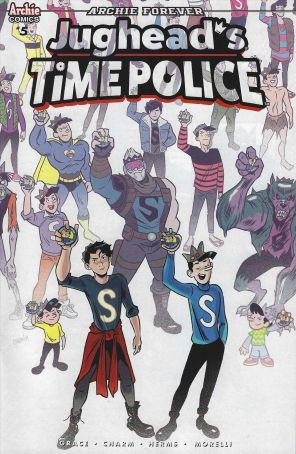 Jughead's Time Police (2nd Series) 5A published by Archie with cover art by Derek Charm
