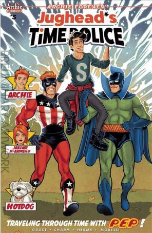 Jughead's Time Police (2nd Series) 5B published by Archie with cover art by Derek Charm