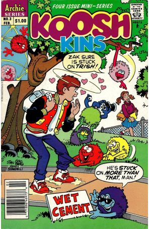 Koosh Kins 3 (Newsstand) published by Archie with cover art by Stan Goldberg